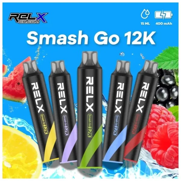 RELX12000口 relx抛棄式悅刻Smash Go12000口電子煙 一次性電子煙 12H現貨速發